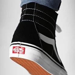 Coupon ❤️ Baskets SK8 HI VD5IB8C Black White de Vans ✔️ -Mode Chaussure vans 111757 VD5IB8C BLACK WHITE 20200212T165641 04
