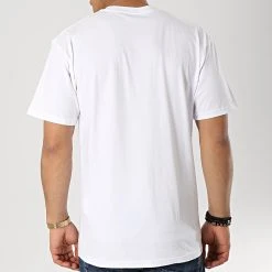 Meilleure vente 🧨 Tee Shirt Classic Blanc Noir de Vans ⭐ -Mode Chaussure vans 166547 VN000GGGYB2 WHITE BLACK 20190118T103250 05