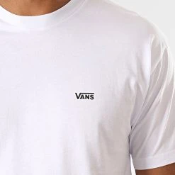Bon marché 🎁 Tee 🛒 Shirt Left Chest Logo VN0A3CZEYB2 Blanc de Vans ✔️ -Mode Chaussure vans 187809 VN0A3CZEYB2 WHITE BLACK 20190703T110008 03
