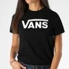 Meilleure vente 💯 Tee Shirt Femme Flying V Noir Blanc de Vans 👏