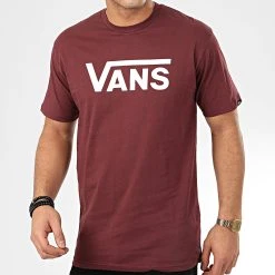 De gros 👏 Tee Shirt Vans Classic Bordeaux Foncé ✨