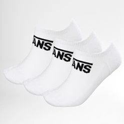 Budget 🧨 Lot De 3 Paires De Chaussettes Invisibles XSXWHT1 Blanc de Vans 👍