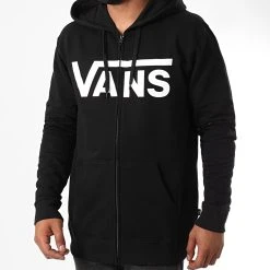 Acheter 🔔 Sweat Zippé Capuche Classic Zip HD II Noir de Vans ✨
