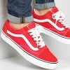 Meilleur prix 🔔 Baskets Old Skool 4BV5JV6 Racing Red True White de Vans 🔥
