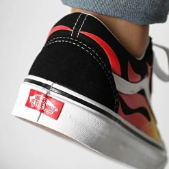 Acheter 👍 Baskets Old Skool 38G1PHN Black Black Flame de Vans ⭐ -Mode Chaussure vans 236408 A38G1PHN1 BLK BLK TR WHT 20201013T115552 04