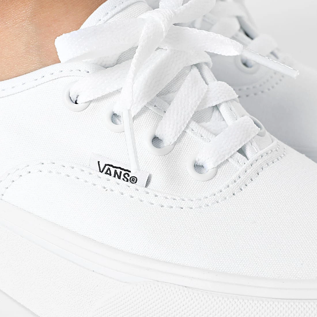 Tout neuf ⭐ Baskets Femme Authentic Platform A3AV8W001 True White de Vans ⭐ 2 Tout neuf ⭐ Baskets Femme Authentic Platform A3AV8W001 True White de Vans ⭐ – Image 2
