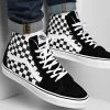 Meilleure affaire ❤️ Baskets Sk8 Hi 32QGHRK Checkerboard Black True White de Vans ❤️