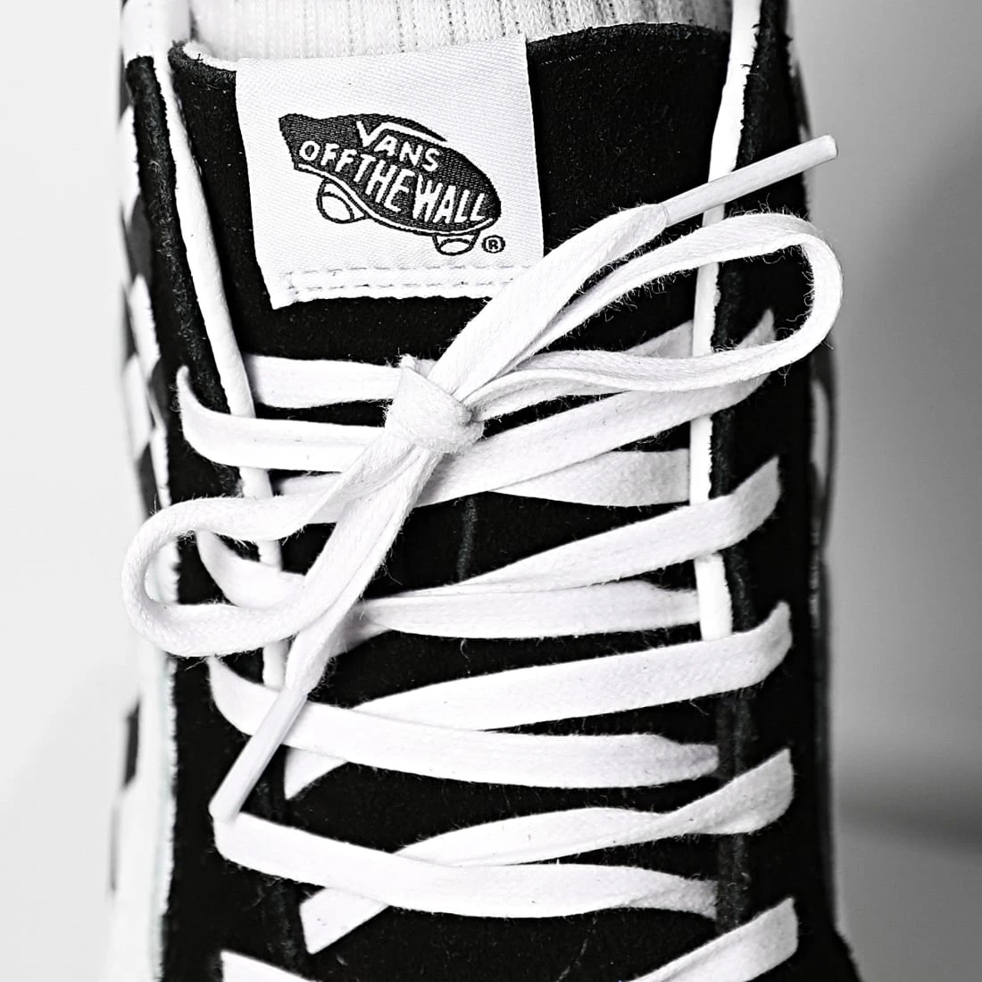Meilleure affaire ❤️ Baskets Sk8 Hi 32QGHRK Checkerboard Black True White de Vans ❤️ 3 Meilleure affaire ❤️ Baskets Sk8 Hi 32QGHRK Checkerboard Black True White de Vans ❤️ – Image 3