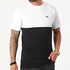 Meilleur prix ❤️ Tee Shirt MN Colorblock Noir Blanc de Vans 🎉 -Mode Chaussure vans 251007 VN0A3CZDY28 BLACK WHITE 20210210T100545 03