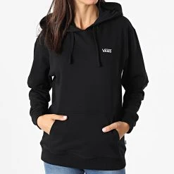 Meilleur prix ✔️ Sweat Capuche Femme Flying V Noir de Vans 🌟 -Mode Chaussure vans 269277 VN0A5AR4BLK 20210611T144807 03