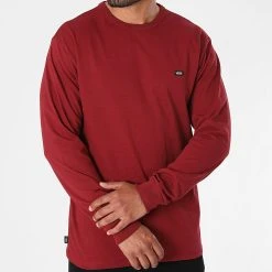 Acheter ✨ Tee 🎉 Shirt Manches Longues Off The Wall A4TUR Bordeaux de Vans 🔔 -Mode Chaussure vans 269391 VN0A4TURZBS1 20210609T155809 03