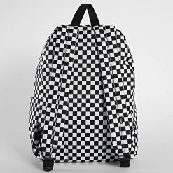 Grosses soldes ❤️ Sac A Dos Old Skool Checkered Noir Blanc de Vans 🎁 -Mode Chaussure vans 271311 VN0A5KHR Y28 20210623T160816 04