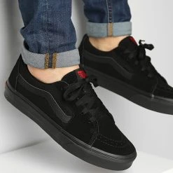 Sortie 🌟 Baskets Sk8-Low 4UUKENR Black Black de Vans ✔️
