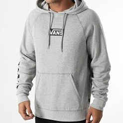 Le moins cher 🎉 Sweat Capuche Versa Standard A49SN Gris Chiné de Vans 💯