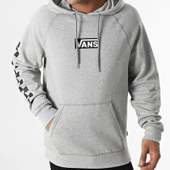 Le moins cher 🎉 Sweat Capuche Versa Standard A49SN Gris Chiné de Vans 💯 -Mode Chaussure vans 272065 0A49SNZU81 CEMENT HEATHER 20210702T145949 03