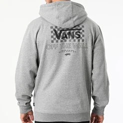Nouveau 🎉 Sweat Capuche A5KM Gris Chiné de Vans 😍 -Mode Chaussure vans 288506 VN0A5KM402F 20211111T152825 04