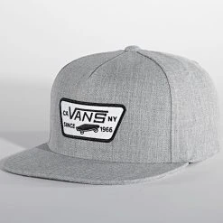 Promo 🌟 Casquette Snapback Full Patch Gris de Vans ❤️