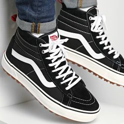 Remise ✨ Baskets Sk8 Hi MTE HZY6BT Black True White de Vans 🧨