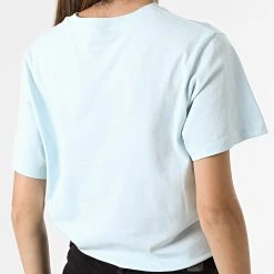 Acheter ✔️ Tee 🧨 Shirt Femme Chest Logo A7RSR Bleu Ciel de Vans ❤️ -Mode Chaussure vans 297227 A7RSR YRQ 20220103T160134 04