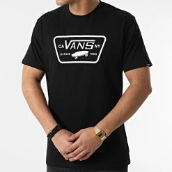 Meilleur prix 🔔 Tee 🎉 Shirt Full Patch QN8Y28 Noir de Vans ⌛ -Mode Chaussure vans 298184 VN000QN8Y28 20220114T143205 03