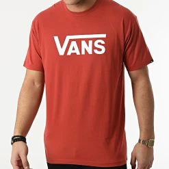 Les meilleures critiques de 🤩 Tee Shirt Classic GGGSQ6 Rouge Brique de Vans 😀