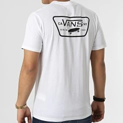 Promo ✨ Tee Shirt Full Patch Back A3H5KY Blanc de Vans 🔥 -Mode Chaussure vans 301751 VN0A3H5KYB21 20220208T162756 04