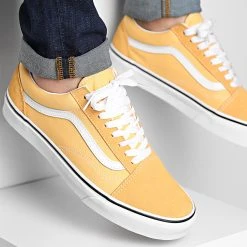 Grosses soldes 😀 Baskets Old Skool A5KRFAVL Flax True White de Vans 🌟