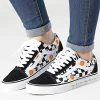 Promo ✨ Baskets Femme Old Skool KRFB0B LoveMeLoveMeNot Black True White de Vans ❤️