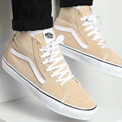 Tout neuf 🎁 Baskets Sk8 Hi A4U16DFF Suede Canvas Almond de Vans ✨