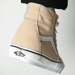 Tout neuf 🎁 Baskets Sk8 Hi A4U16DFF Suede Canvas Almond de Vans ✨ -Mode Chaussure vans 307876 A4U16DFF1 20220310T161841 04