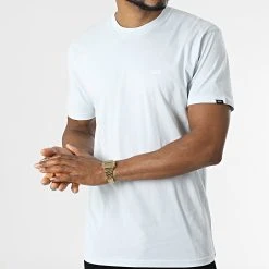 Acheter ✔️ Tee Shirt Left Chest Logo A3CZEZ Bleu Clair de Vans 🔔 -Mode Chaussure vans 312731 A3CZE Z2O 20220408T164349 03