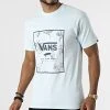 Bon marché 🎁 Tee Shirt Classic Print Box A5E7Y Bleu Clair de Vans ✨