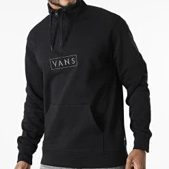 Acheter 😀 Sweat A Col Zippé Easy Box A5KN8 Noir de Vans ⌛