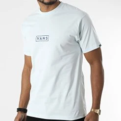 Meilleure affaire ✨ Tee 🧨 Shirt A5E81 Bleu Clair de Vans ⌛
