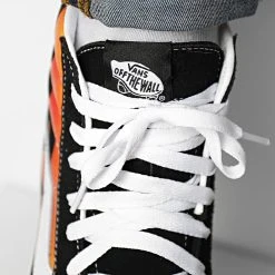 Sortie 🔥 Baskets Sk8 Hi Reissue A2XSBPHN Flame Black True White de Vans 🥰 -Mode Chaussure vans 322056 A2XSBPHN1 20220610T162756 03