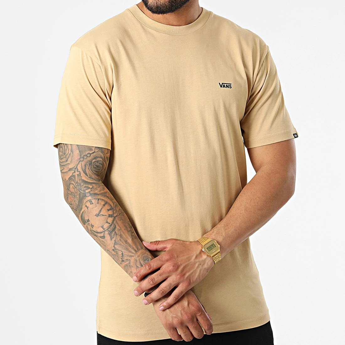 Meilleure affaire ✔️ Tee 😍 Shirt Left Chest Logo A3CZE Camel de Vans 👏 3 Meilleure affaire ✔️ Tee 😍 Shirt Left Chest Logo A3CZE Camel de Vans 👏 – Image 3