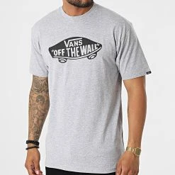 Budget 😍 Tee Shirt 0004X Gris Chiné de Vans 😀