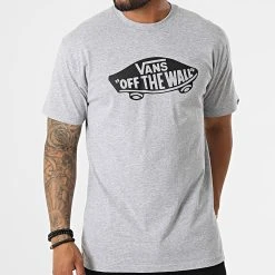 Budget 😍 Tee Shirt 0004X Gris Chiné de Vans 😀 -Mode Chaussure vans 323798 0004X ATJ 20220617T151646 03