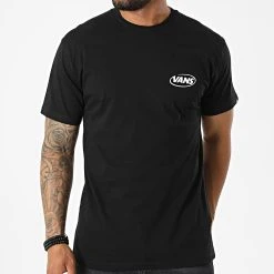 Promo ✔️ Tee Shirt A7S6U Noir de Vans 🔥 -Mode Chaussure vans 323811 A7S6U BLK 20220617T152208 03