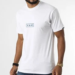 De gros 😉 Tee 🎉 Shirt Classic Easy Box Blanc de Vans ❤️
