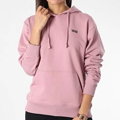 Top 10 🔔 Sweat Capuche Femme Flying V A5AR4 Rose de Vans 😀