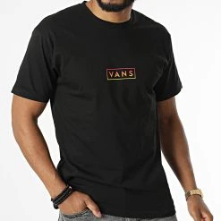 Budget 😀 Tee Shirt Classic Easy Box Noir de Vans ⌛ -Mode Chaussure vans 324361 A5E81 Y9J 20220620T155352 03