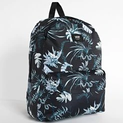 Nouveau ✔️ Sac A Dos Old Skool II Noir Floral de Vans 👍