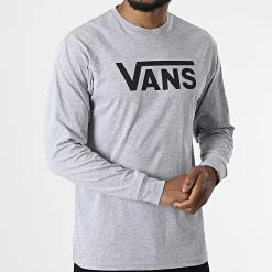 Meilleur prix 💯 Tee Shirt Manches Longues Classic 00K6H Gris Chiné de Vans ✔️ -Mode Chaussure vans 327238 00K6H ATJ 20220708T154851 03