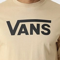 Meilleur prix 👏 Tee Shirt Manches Longues Classic 00K6H Sable de Vans 🔔 -Mode Chaussure vans 327239 00K6H Y97 20220708T154941 02