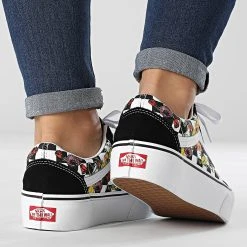 Meilleure affaire 🎉 Baskets Femme Old Skool Platform 5KRGBML Poppy Checkerboard Black de Vans 🛒 -Mode Chaussure vans 330772 A5KRGBML1 20220805T160612 04
