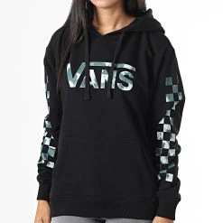 Meilleure vente ✔️ Sweat Capuche Femme Cloud Fill Noir de Vans 💯 -Mode Chaussure vans 333701 A7RN3 BLK 20220905T155008 03