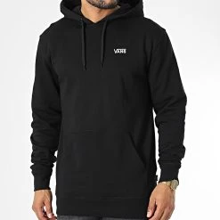Bon marché ❤️ Sweat Capuche Core Basic A7YDV Noir de Vans 😉