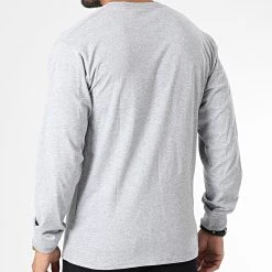 Tout neuf 👍 Tee Shirt Manches Longues Left Chest Hit A49LC Gris Chiné de Vans 🔥 -Mode Chaussure vans 333716 A49LC ATJ 20220824T160521 04