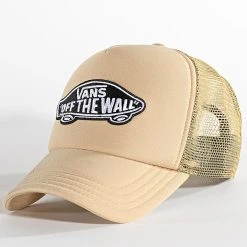 Grosses soldes ⭐ Casquette Trucker Classic Patch Beige de Vans 🛒